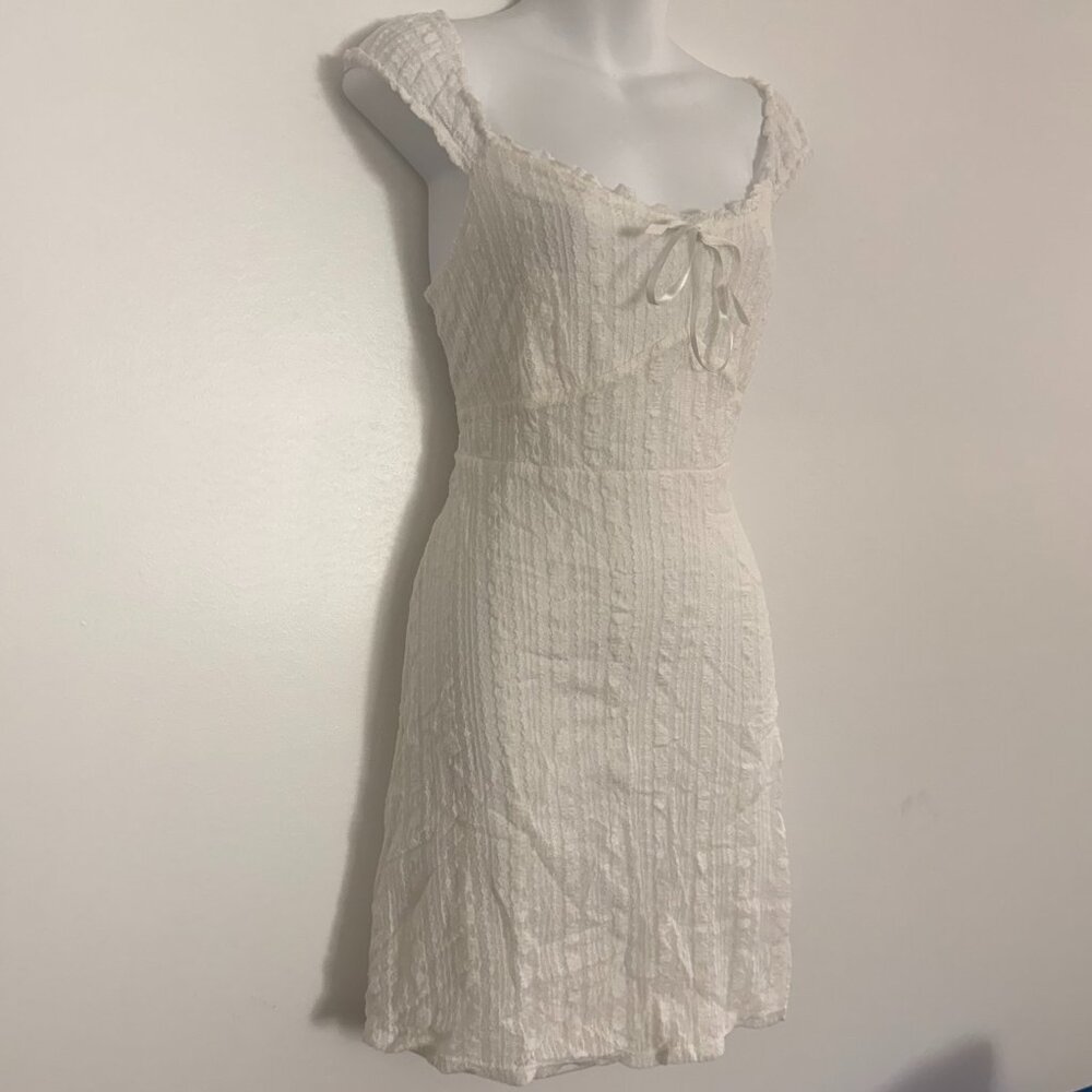 No Boundaries Ivory Lace Dress | Cottagecore | Fully Lined | Size L (12–14) - Picture 2 of 11